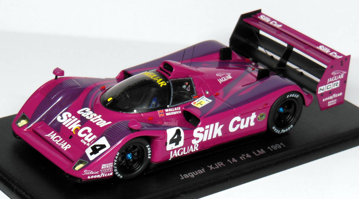 スパーク 1/43 Jaguar XJR-14 #4 ルマン1991 1/43 ジャガー XJR14 #4 ル・マン 1991 タバコ仕様 S0775(レーシング