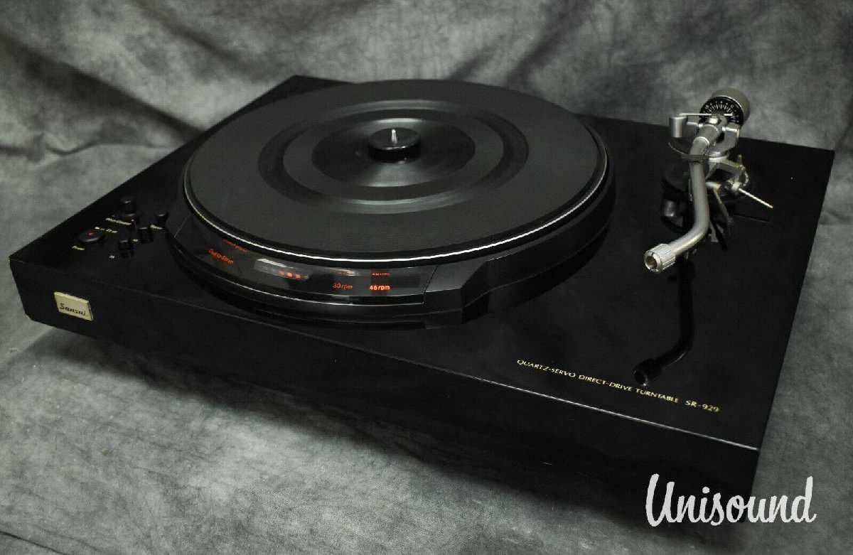 Sansui サンスイ SR-929 ターンテーブル レコードプレーヤー 昭和 