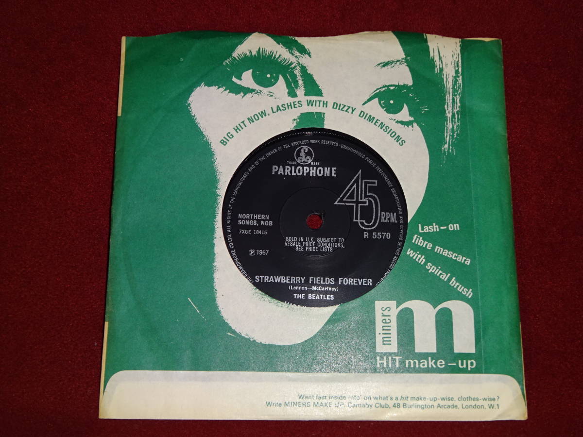 極美盤！The Beatles 【PENNY LANE】 UK盤 7inch 7インチ☆BEATLES
