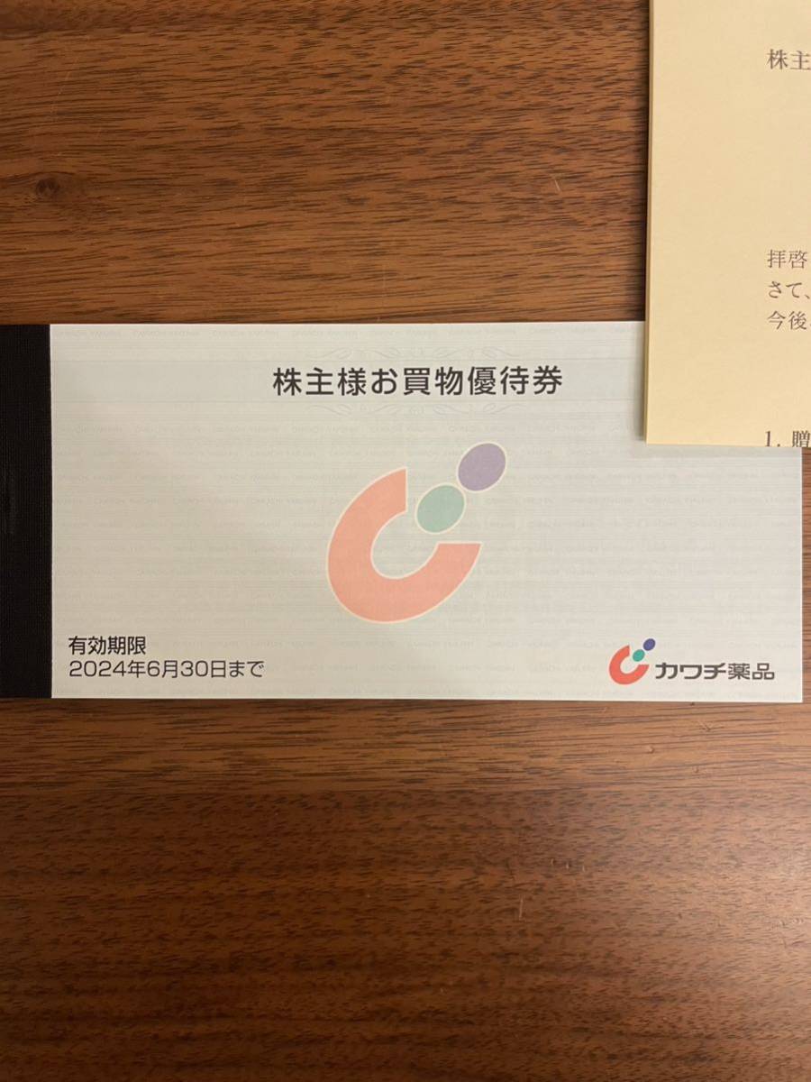 カワチ薬品 株主優待券 5，000円分（500円×10枚）2024年6月30日まで