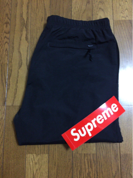2015AW Supreme Warm Up Pant 黒 L 2016SS パンツ