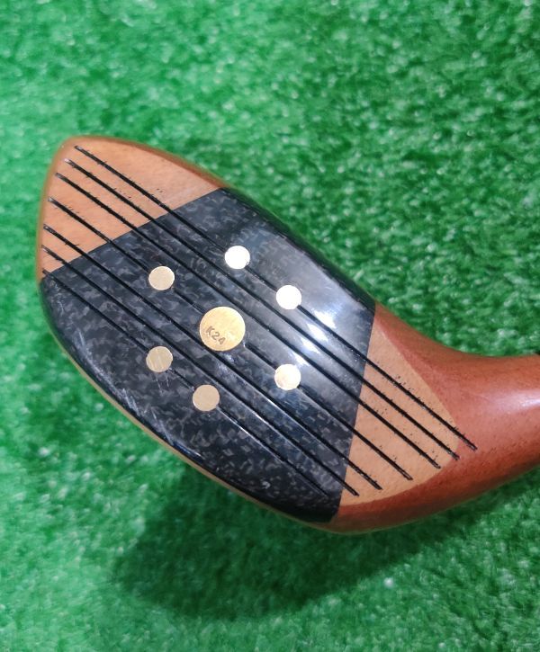 K24ピン・希少R-2 hiro honma CLASSIC パーシモン BIG-LB DR ホンマ 24