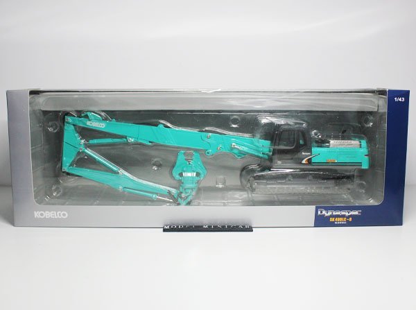 ☆KOBELCO コベルコ SK350DLC 1/43 三つ折れロングブーム