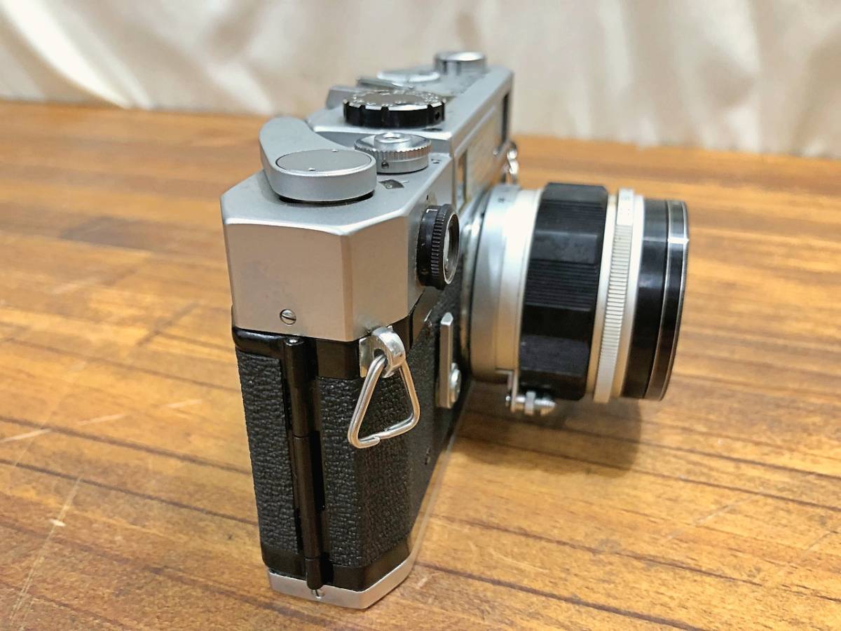 キャノン7S 50mm f⁄1.4 レンズ 純正レザーケース付き Canon