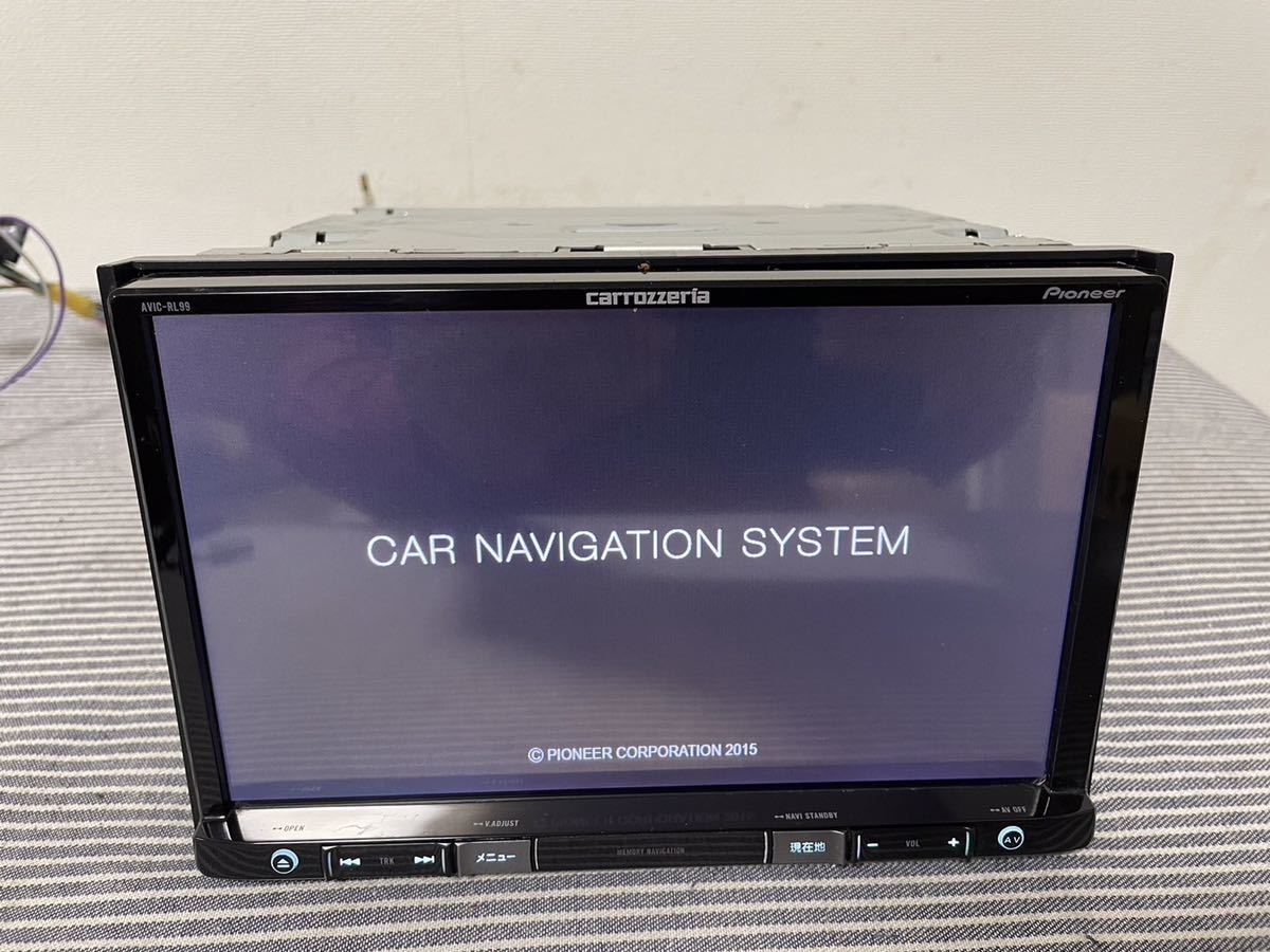 中古 カロッツェリア AVIC-RL99 メモリーナビ/DVD/Bluetooth/フルセグ 