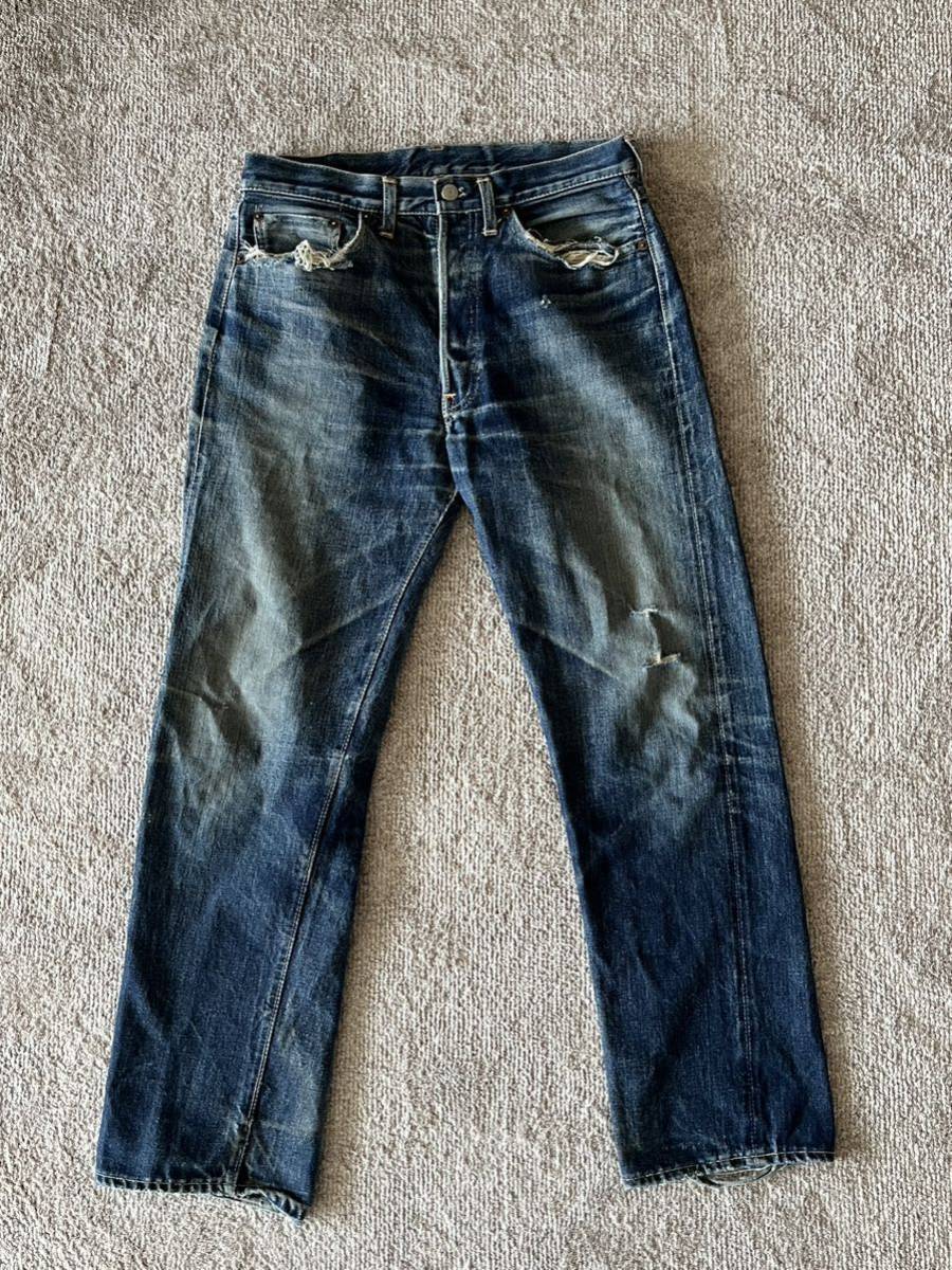 1960s LEVIS 501-501ダブルネーム ボタン裏 L ヴィンテージ ビンテージ 