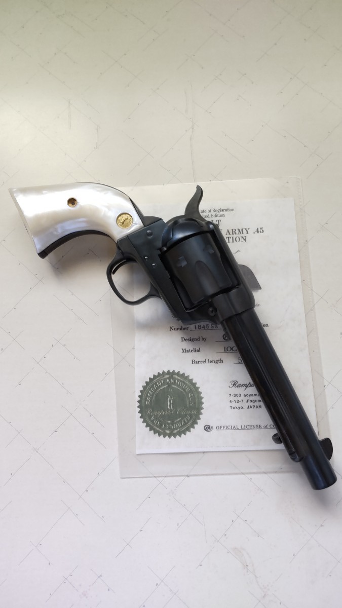 ハートフォード　Colt SAA モデルガン　アーティラリー　未発火 ハートフォード COLTコルトSAAアーティラリーHWモデルガン未発火
