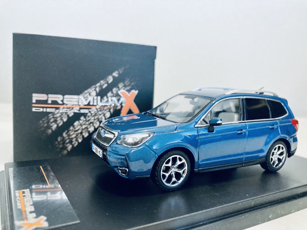 【送料無料】1/43 PremiumX スバル フォレスター 2.0 XT 2013 Blue