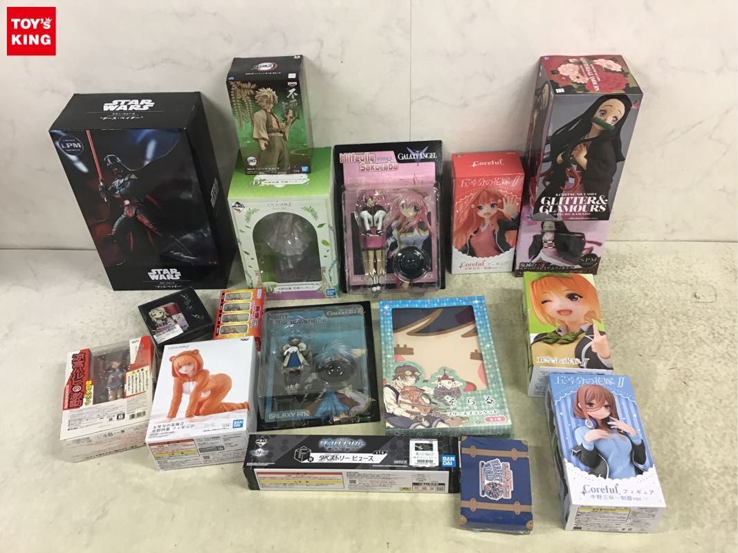 1円〜 同梱不可 ジャンク Corefulフィギュア等 ソードアートオンライン、五等分の花嫁、スターウォーズ 他