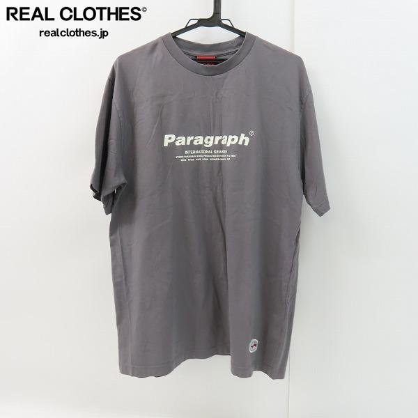 ☆paragraph/パラグラフ ロゴプリント半袖Tシャツ /LPL