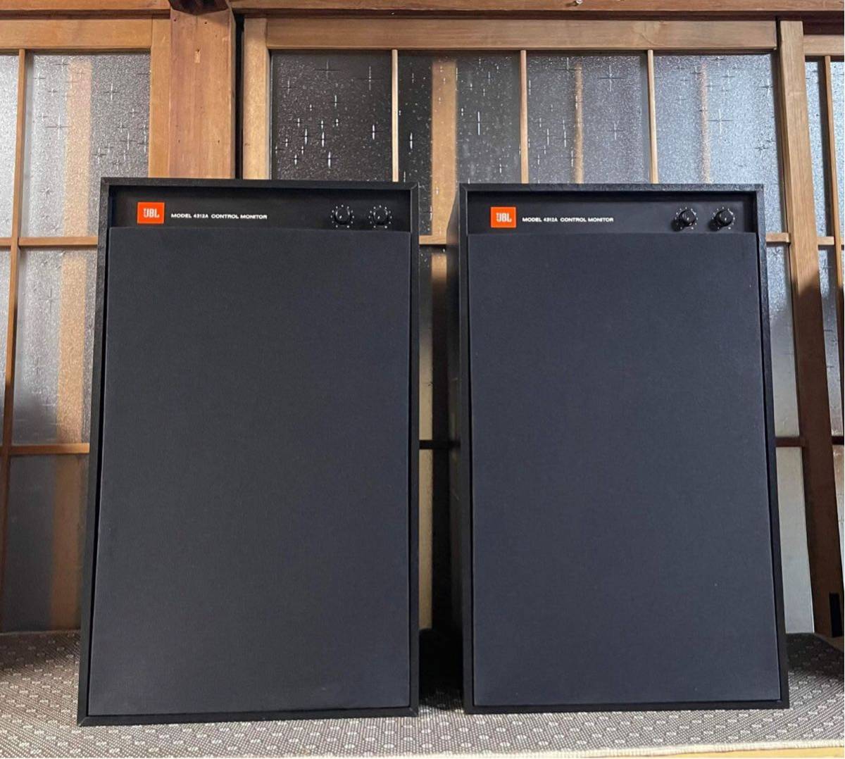 JBL 4312A MONITOR CONTROL スピーカーペア JBL 4312A MONITOR CONTROL スピーカーシステム ペア。動作品。 【公式