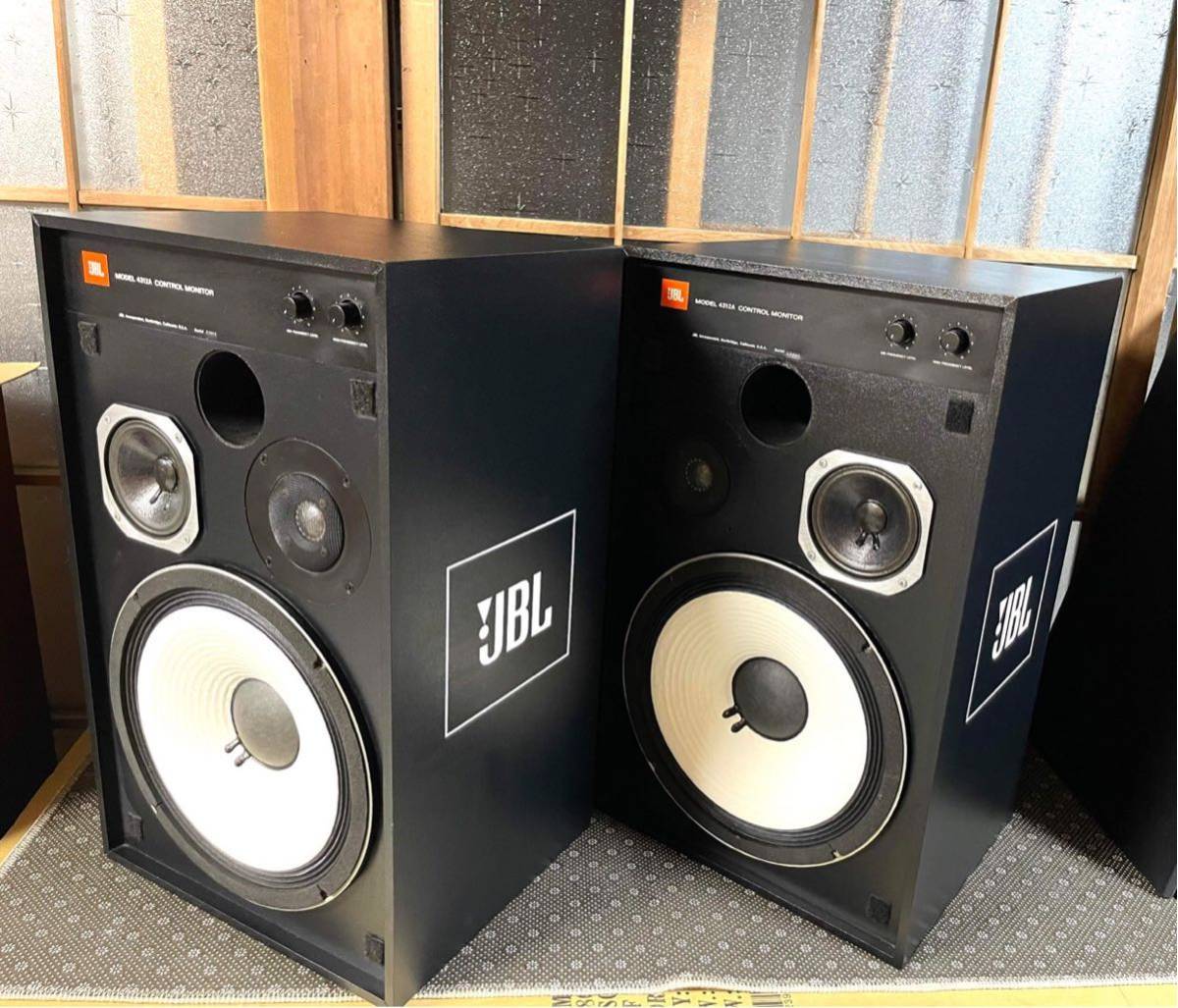 JBL 4312A MONITOR CONTROL スピーカーシステム ペア。動作品。 【公式