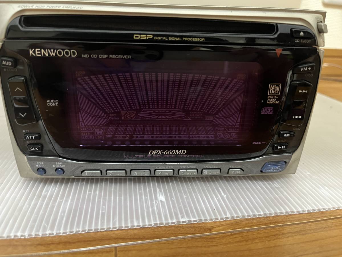 DPX-660MD KENWOOD CD⁄MDデッキ ケンウッド OH完動品□ケンウッド製