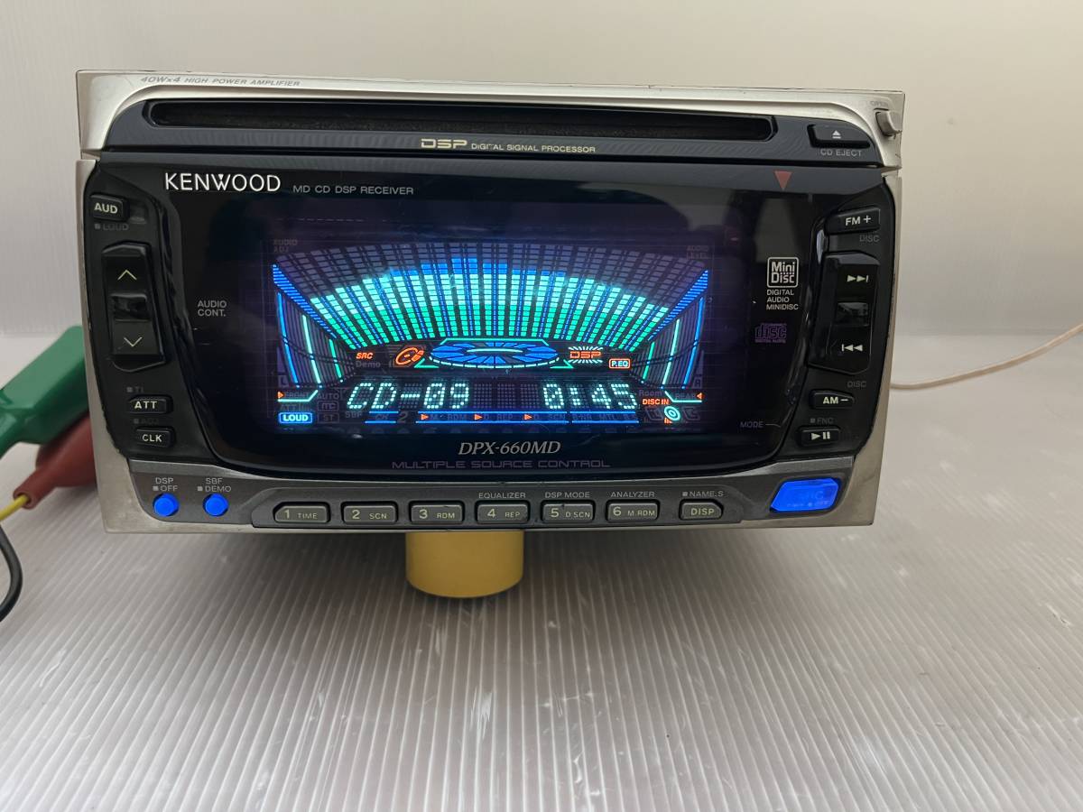 DPX-660MD KENWOOD CD⁄MDデッキ ケンウッド OH完動品□ケンウッド製