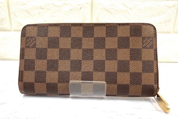 良品！LOUIS VUITTONルイヴィトン　ダミエ　ジッピーウォレット長財布 ダミエ ルイヴィトン ジッピーウォレット LOUIS VUITTON 長財布