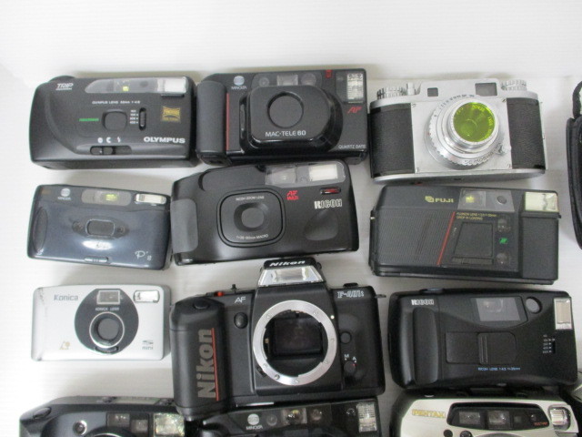 7-238】フィルムカメラ ビデオカメラ 大量おまとめ Canon/MAMIYA/RICOH