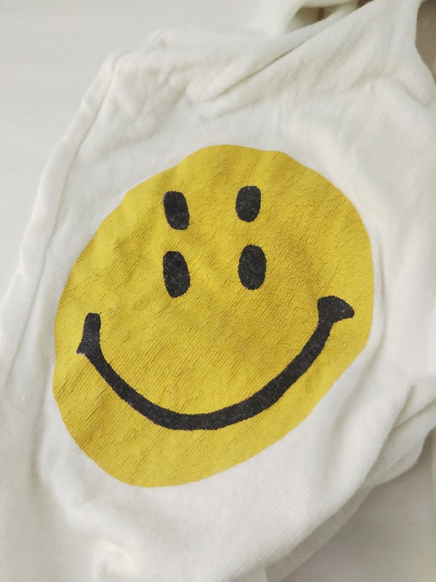 キャピタル KAPITAL スマイリーパッチ付きロンT スマイル 長袖Tシャツ