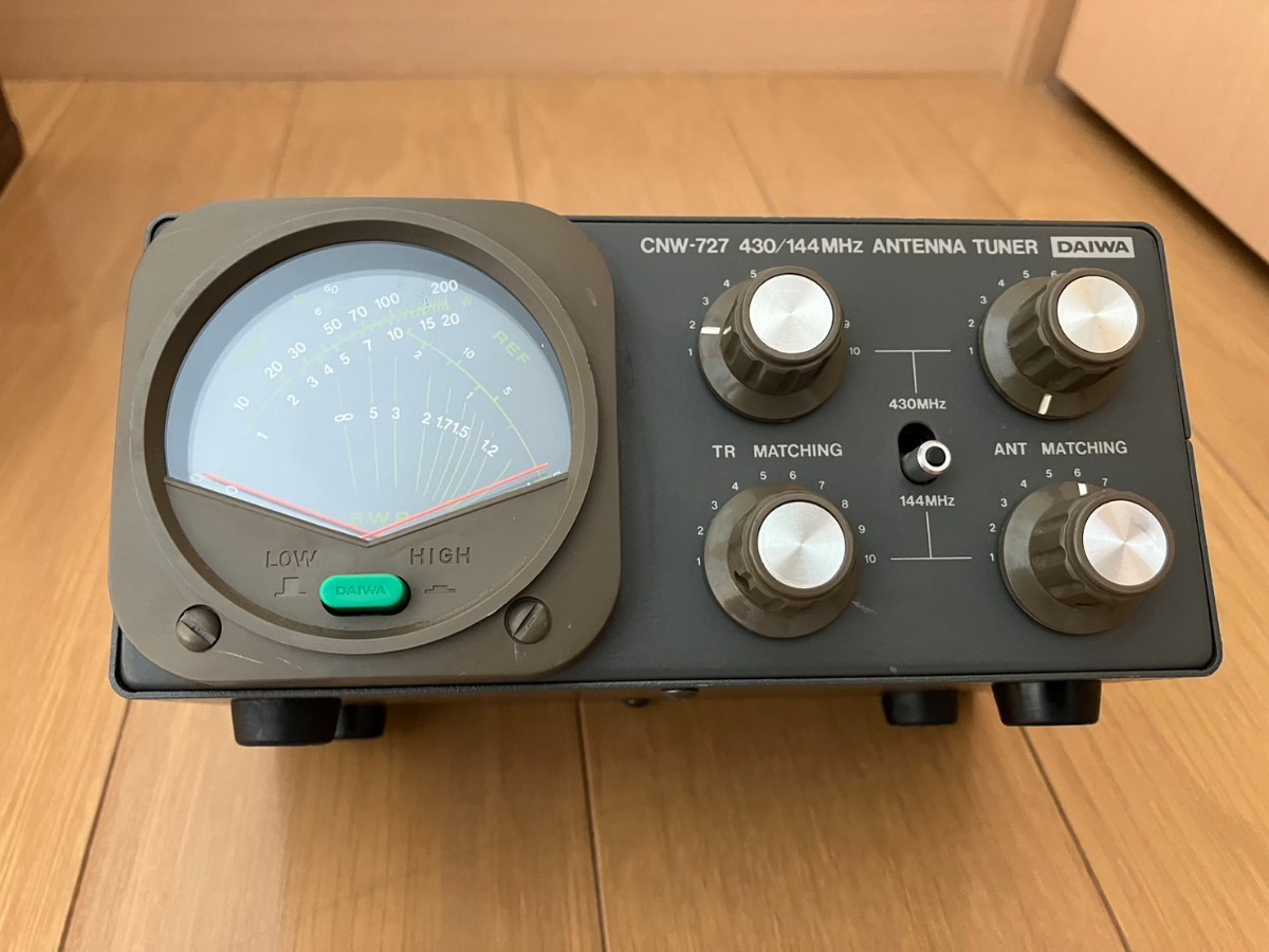 アンテナチューナーCNW-727 430/144MHz ジャンク品