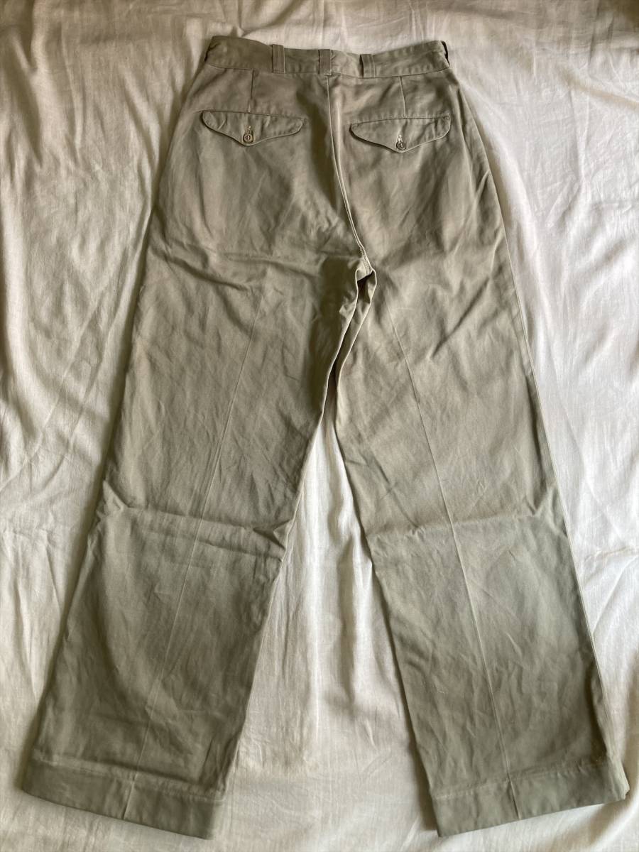 60s USAF ビンテージ チノパンツ MIL-T20648 実寸w28L30(軍チノ 米軍 