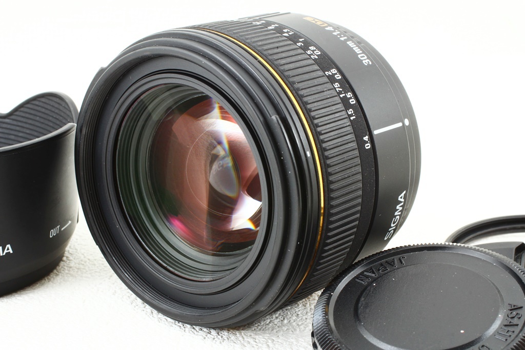 極上品◆Sigmaシグマ 30mm F1.4 EX DC for Pentaxペンタックス◆単焦点レンズ/A1302