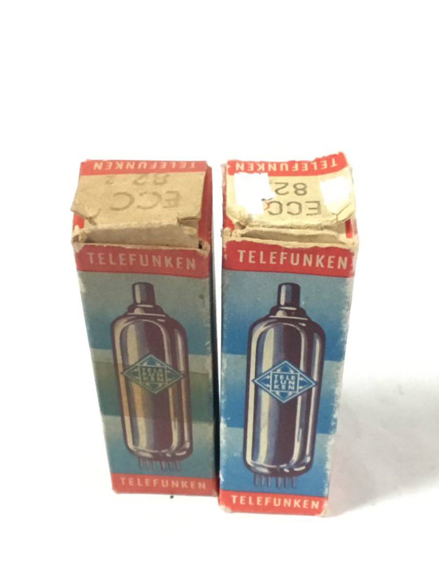 15164 TELEFUNKEN ECC82 12AU7 スムースプレート 2本 未使用 ダイヤ