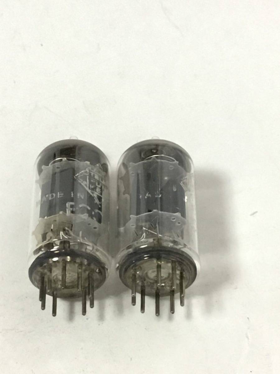 15164 TELEFUNKEN ECC82 12AU7 スムースプレート 2本 未使用 ダイヤ