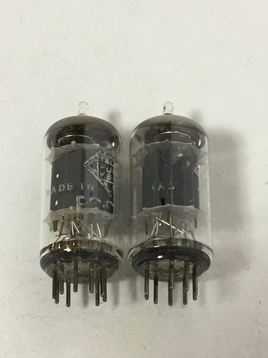 真空管 ECC82/ 12AU7 Telefunken ダイヤマーク 3本（Vintage 