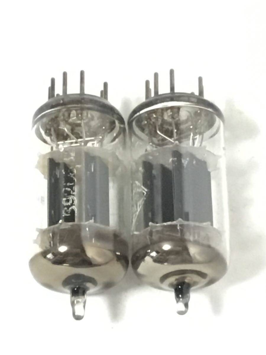 15164 TELEFUNKEN ECC82 12AU7 スムースプレート 2本 未使用 ダイヤ