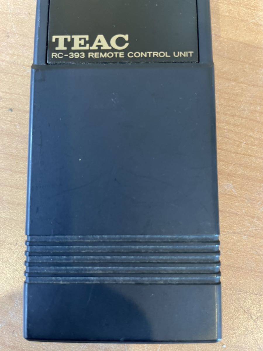 RM5108 TEAC カセットデッキ用 リモコン RC-393 動作品 送料210円