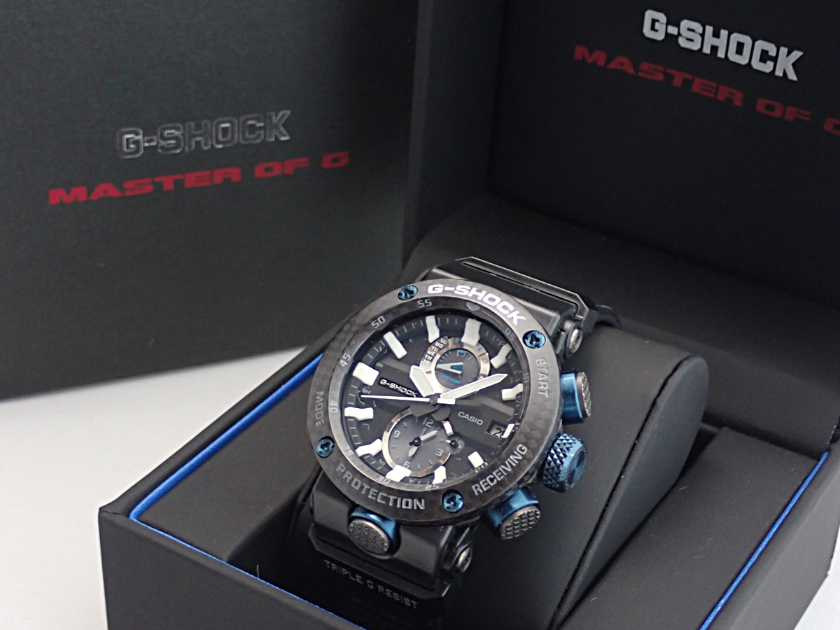 【質屋】CASIO G-SHOCK MASTER OF G｜GWR-B1000-1A1JF｜カーボン タフソーラー 2022年 良品 [1110]