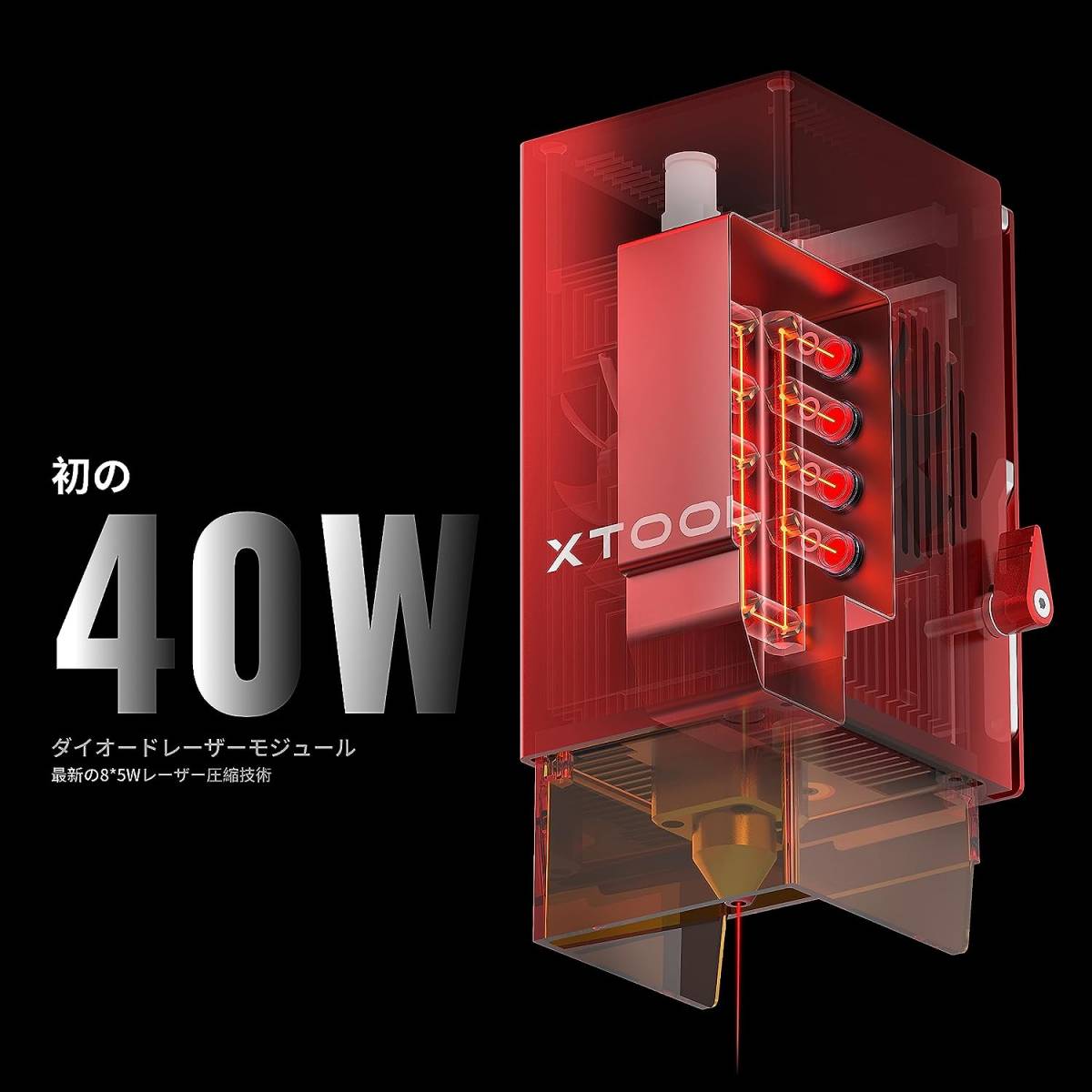 ☆6928819517301 新品 xTool D1 Pro 40W レーザーヘッド D1 Pro 5W/10W 