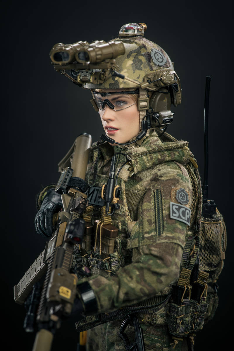MTF 】1/6ドールパーツ：VERYCOOL製：MTFα-9 女性隊員 迷彩ボディ
