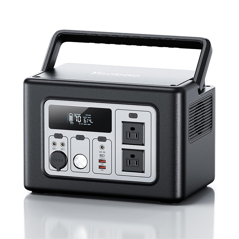 Yoobao ポータブル電源 大容量 192000mAh/614Wh 高出力700W（瞬間最大1400Ｗ）リン酸鉄リチウムイオン電池 純正弦波