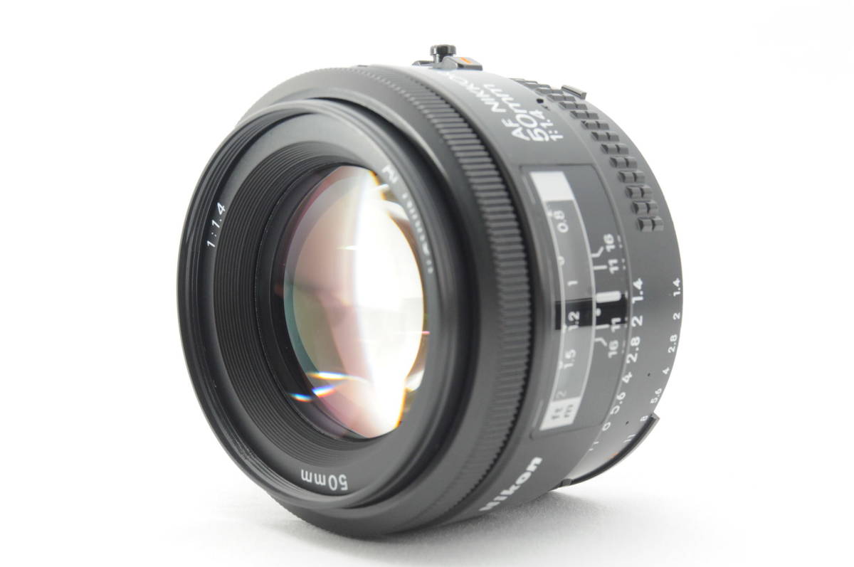 ★新品級★ Nikon ニコン AF NIKKOR 50mm F1.4 クリアな光学♪ 新品級の外観♪ すばらしいコンディションです！！ A169