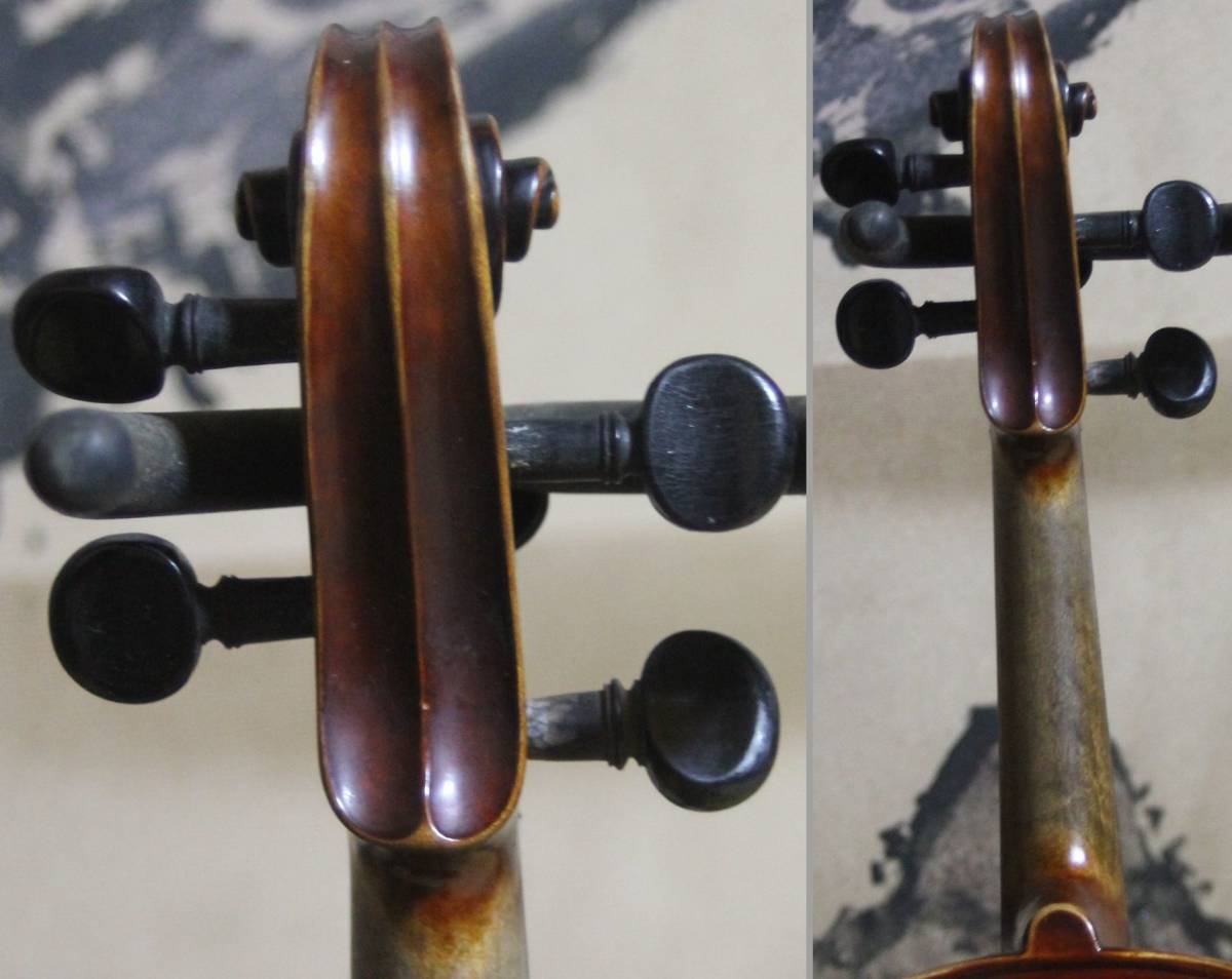 新品Violin工房製作 ヴァイオリン 美しい裏板虎杢目・横板虎杢