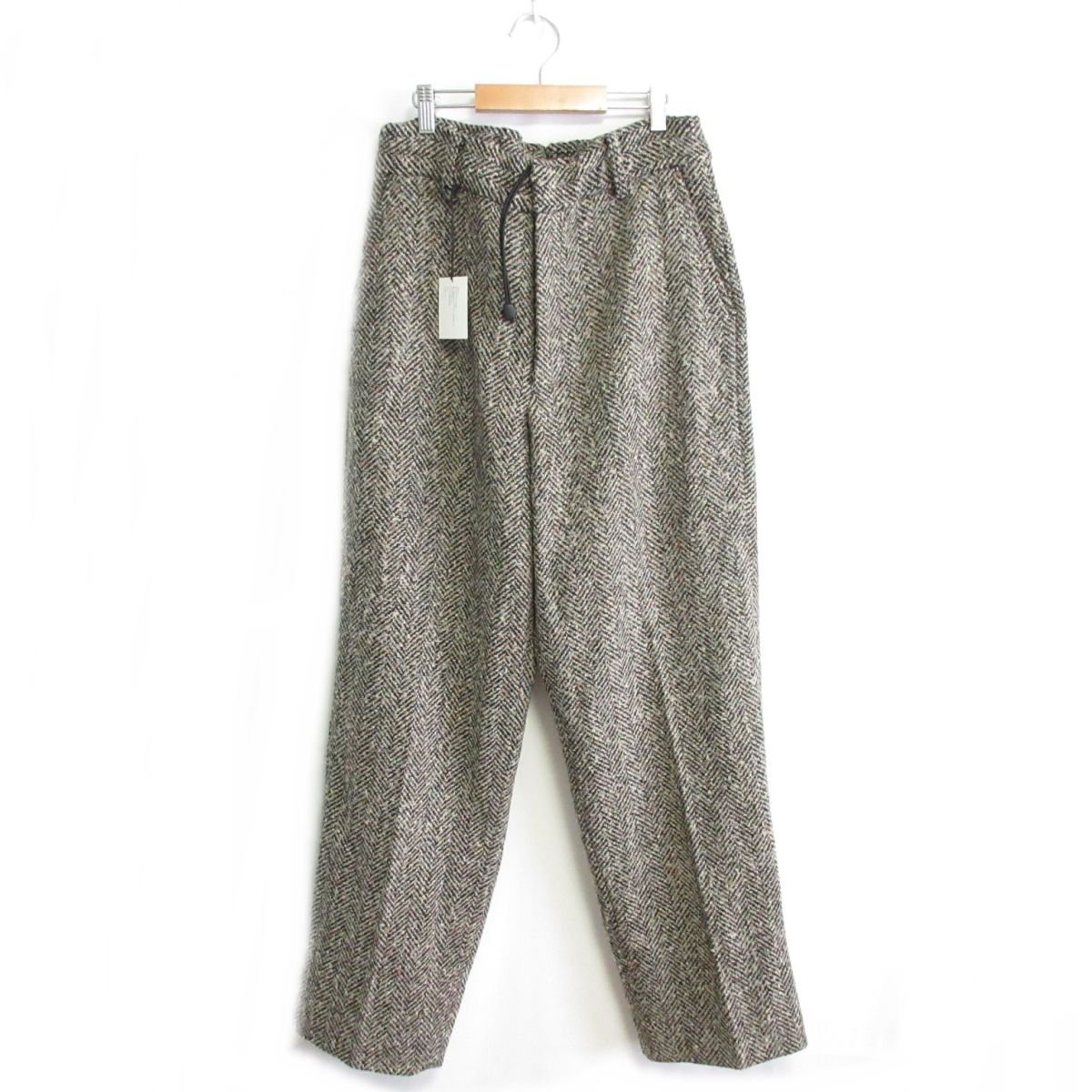 未使用 ATHA アタ NEP TWEED EASY TROUSERS ツイード シルクブレンド