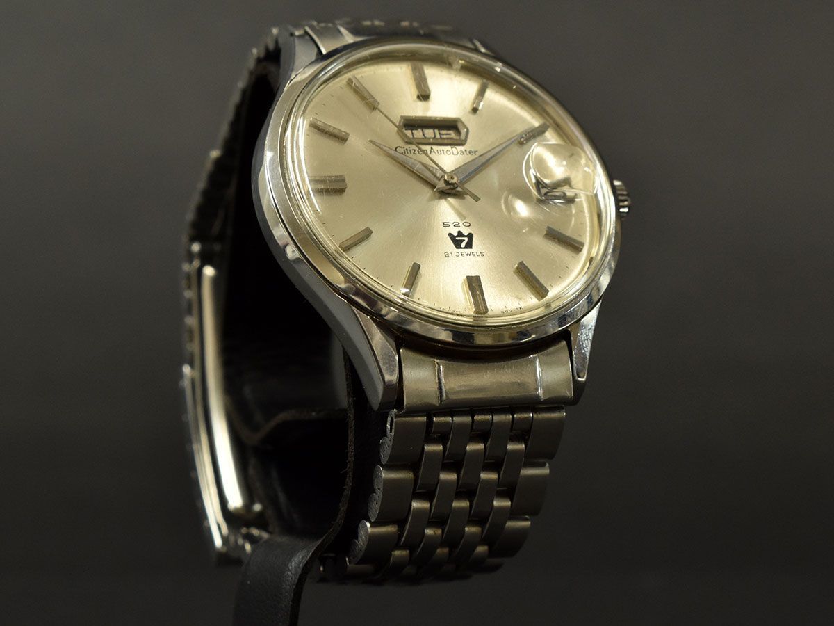 G0947◇動作確認済 CITIZEN シチズン オートデーター セブン 520 