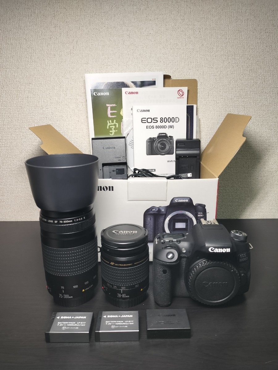 最高級一眼レフCanon EOS 8000D
