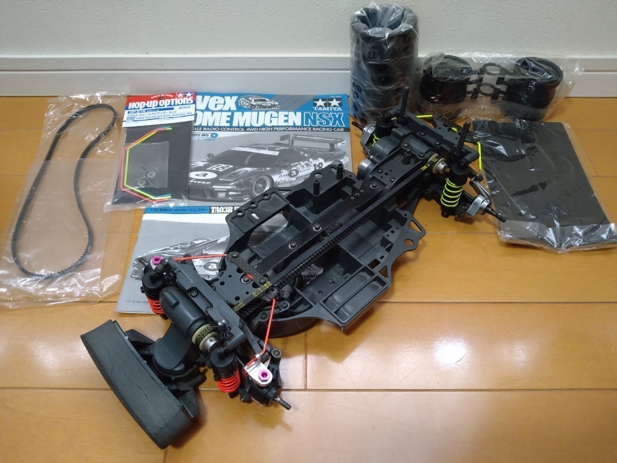 ◇ ジャンク品 メカ無し ボディ無し 部品取り等に タミヤTA03R ホビー