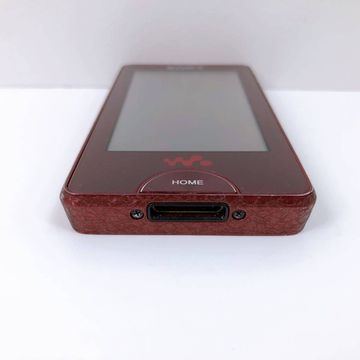 希少 美品 純正本革ケース付 SONY ウォークマン NW-X1060 レッド