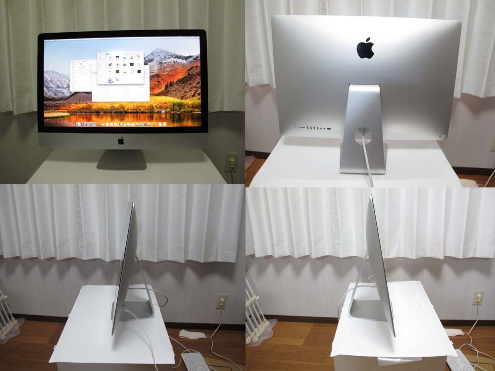 iMac 27インチ 2012 IPSテクノロジー core i5 メモリ8GB OS High