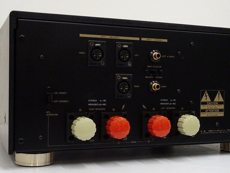 □□LUXMAN M-06α パワーアンプ ラックスマン□□016586008□□ LUXMAN