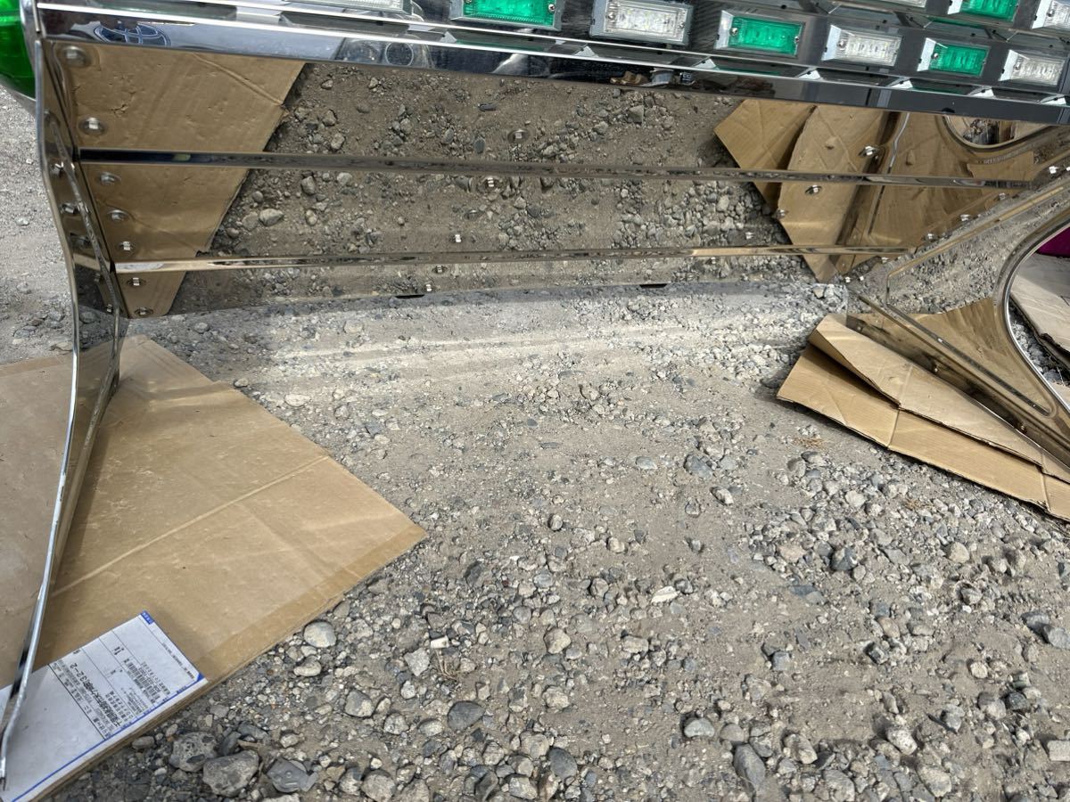 デコトラ アートトラック 軽トラ フロントバイザー 平形バイザー 美品  