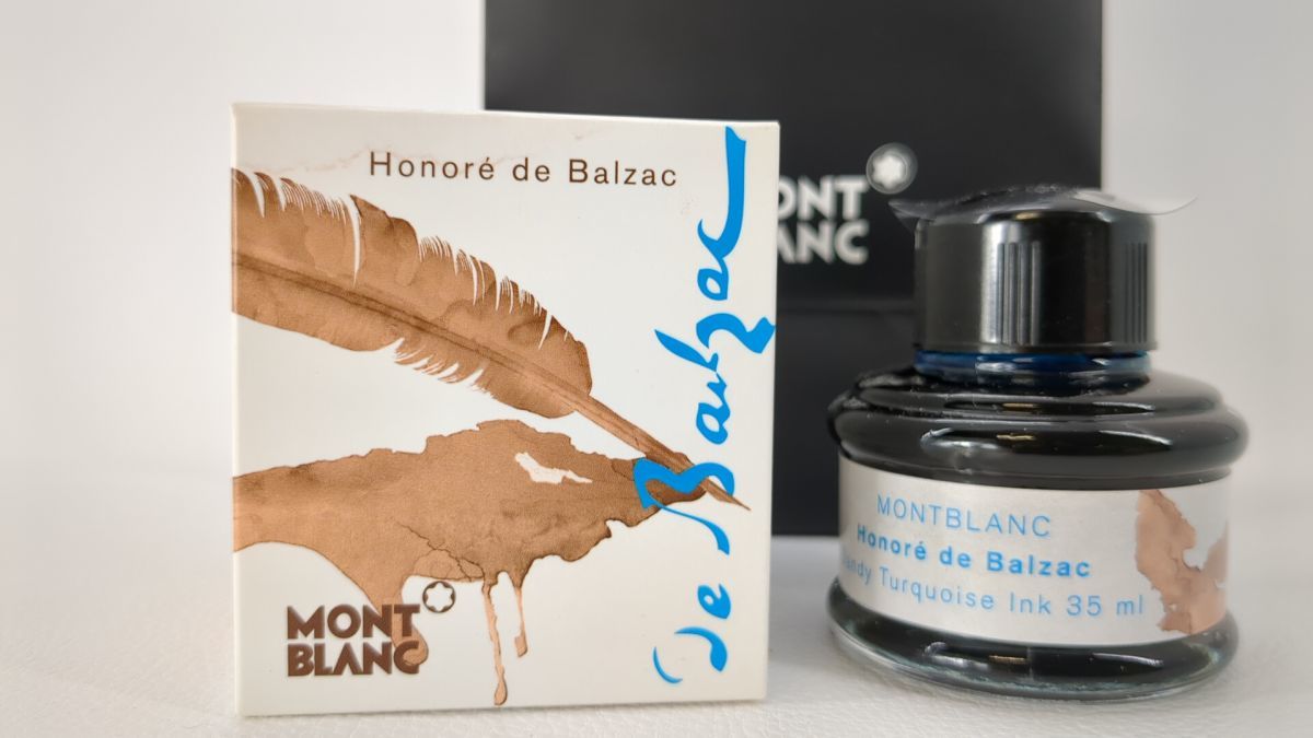 MONTBLANC INK 未使用品 Honore de Balzac/DANDY TURQUOISE A