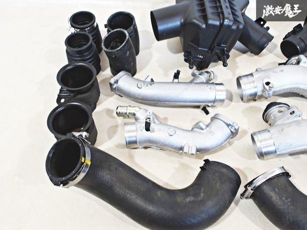 ★キレイ★ 日産 純正 R35 GT-R GTR VR38DETT 前期 インテークパイプ ブローオフバルブ エアクリボックス パイプ セット 即納 棚H R35 VR38DETT Nissan 1&frasl;4 NISMO R35)