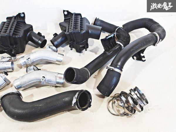 ★キレイ★ 日産 純正 R35 GT-R GTR VR38DETT 前期 インテークパイプ ブローオフバルブ エアクリボックス パイプ セット 即納 棚H R35 VR38DETT Nissan 1&frasl;4 NISMO R35)