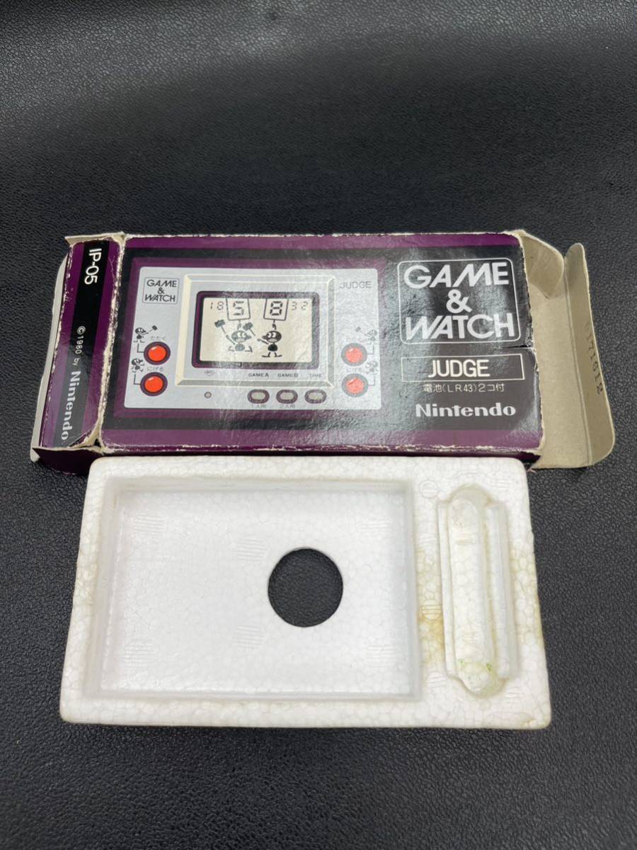 動作確認OK！貴重！昭和レトロ 任天堂 ゲームウォッチ ジャッジ
