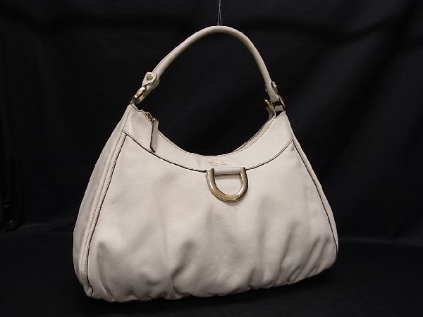 0 グッチ GUCCI アビー ワンショルダー レザー GG ショルダー 1円 □極 