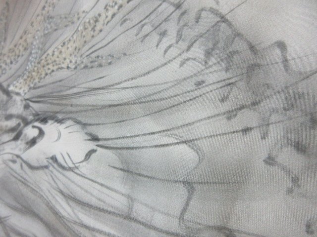 1円 良品 正絹 長襦袢 男性用 浮世絵 龍 高級 渋カッコいい 袷 身丈141cm