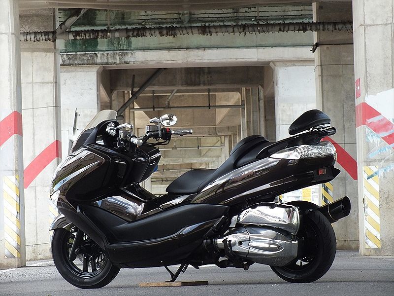バイク マジェスティ250 SG20J 4D9 ワイズギア ロングスクリーン